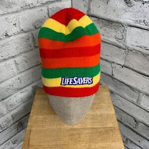 Life Savers Beanie Hat Cap Rainbow Winter Toque Knit Festival Outdoors Colorful
